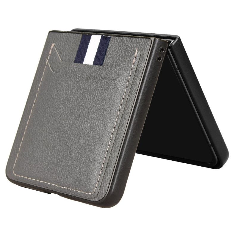 Etui Do Samsung Galaxy Z Flip 7 Skórzany Uchwyt Na Karty