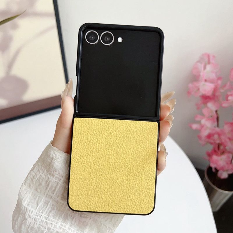 Etui Do Samsung Galaxy Z Flip 7 Teksturowany Efekt Skóry