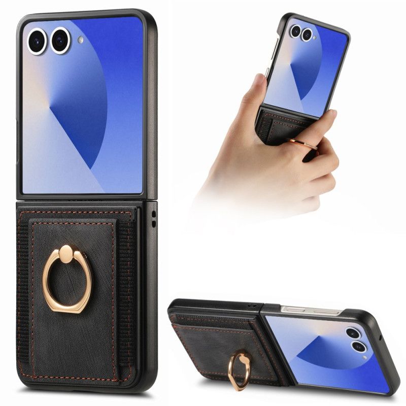 Etui Do Samsung Galaxy Z Flip 7 Uchwyt Na Karty I Podstawka