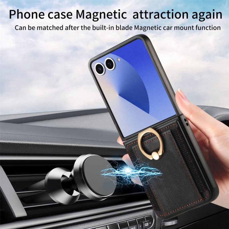 Etui Do Samsung Galaxy Z Flip 7 Uchwyt Na Karty I Podstawka