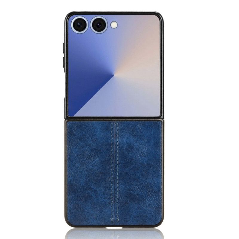 Etui Samsung Galaxy Z Flip 7 Efekt Przeszytej Skóry