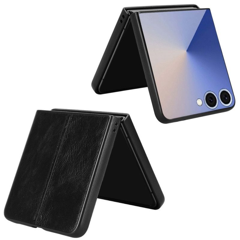 Etui Samsung Galaxy Z Flip 7 Efekt Przeszytej Skóry