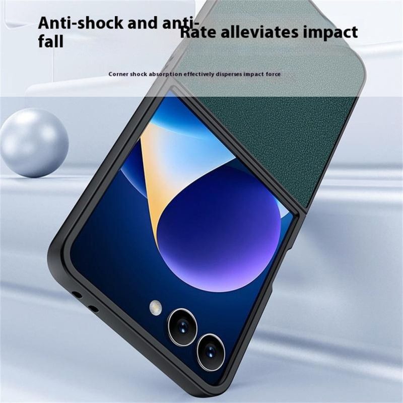 Etui Samsung Galaxy Z Flip 7 Efekt Skóry