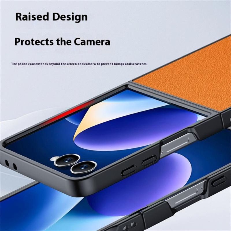 Etui Samsung Galaxy Z Flip 7 Efekt Skóry