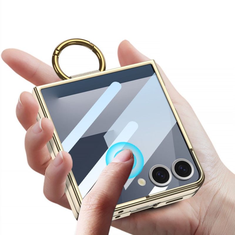 Etui Samsung Galaxy Z Flip 7 Folia Ochronna Na Ekran I Uchwyt Na Pierścionek Gkk