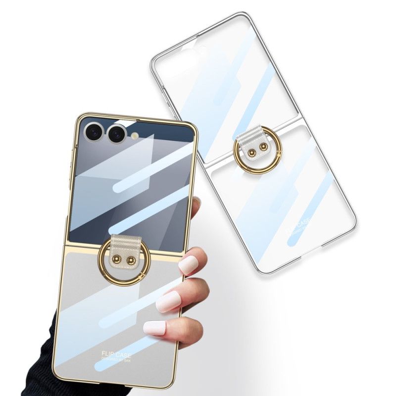 Etui Samsung Galaxy Z Flip 7 Folia Ochronna Na Ekran I Uchwyt Na Pierścionek Gkk