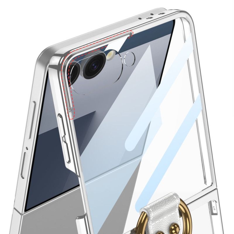 Etui Samsung Galaxy Z Flip 7 Folia Ochronna Na Ekran I Uchwyt Na Pierścionek Gkk