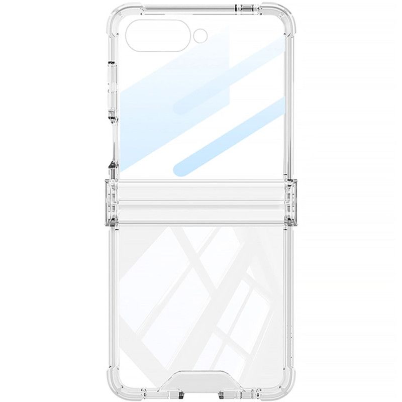 Etui Samsung Galaxy Z Flip 7 Kolorowa Półprzezroczysta Osłona Z Poduszką Powietrzną Etui Ochronne
