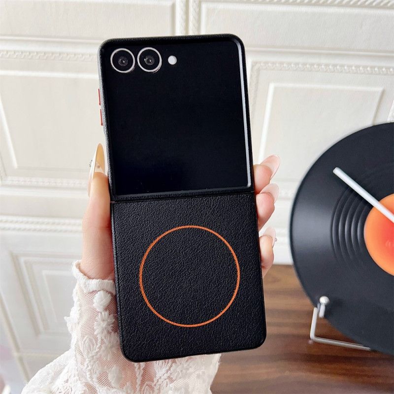 Etui Samsung Galaxy Z Flip 7 Kompatybilny Z Magsafe Orange Ring
