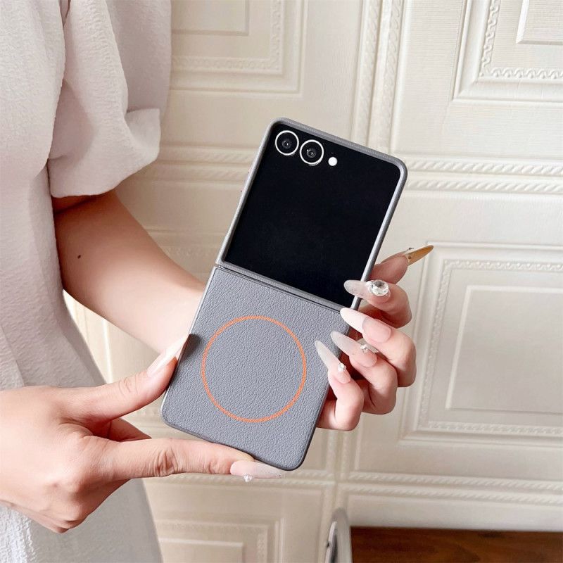 Etui Samsung Galaxy Z Flip 7 Kompatybilny Z Magsafe Orange Ring