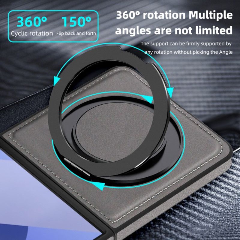Etui Samsung Galaxy Z Flip 7 Kompatybilny Z Uchwytem Pierścieniowym Magsafe Etui Ochronne