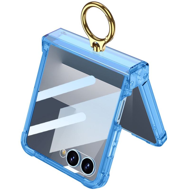 Etui Samsung Galaxy Z Flip 7 Magnetyczny Z Uchwytem Na Pierścionek Etui Ochronne