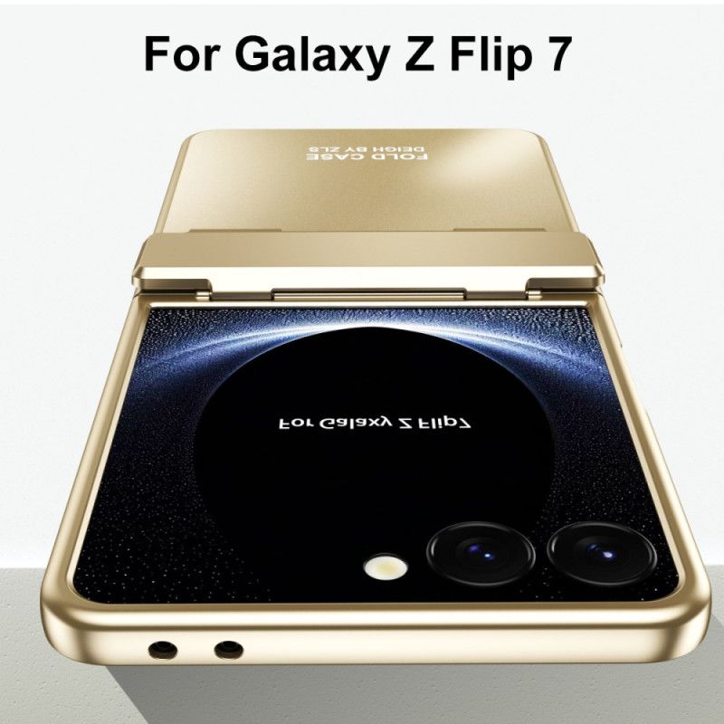 Etui Samsung Galaxy Z Flip 7 Metaliczny Efekt Z Folią Ochronną Etui Ochronne