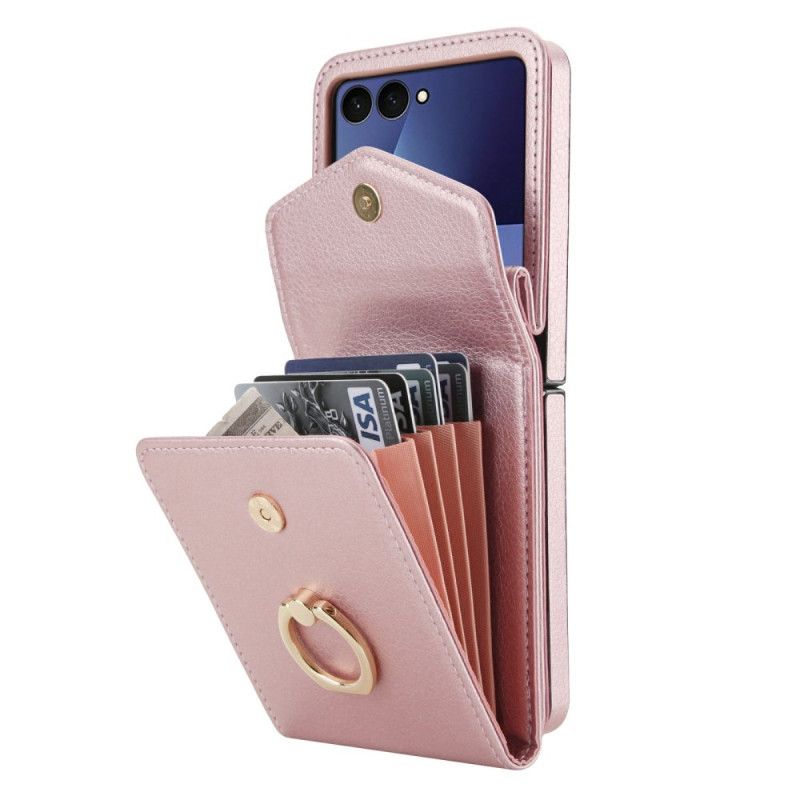 Etui Samsung Galaxy Z Flip 7 Pikowany Portfel I Pasek Etui Ochronne