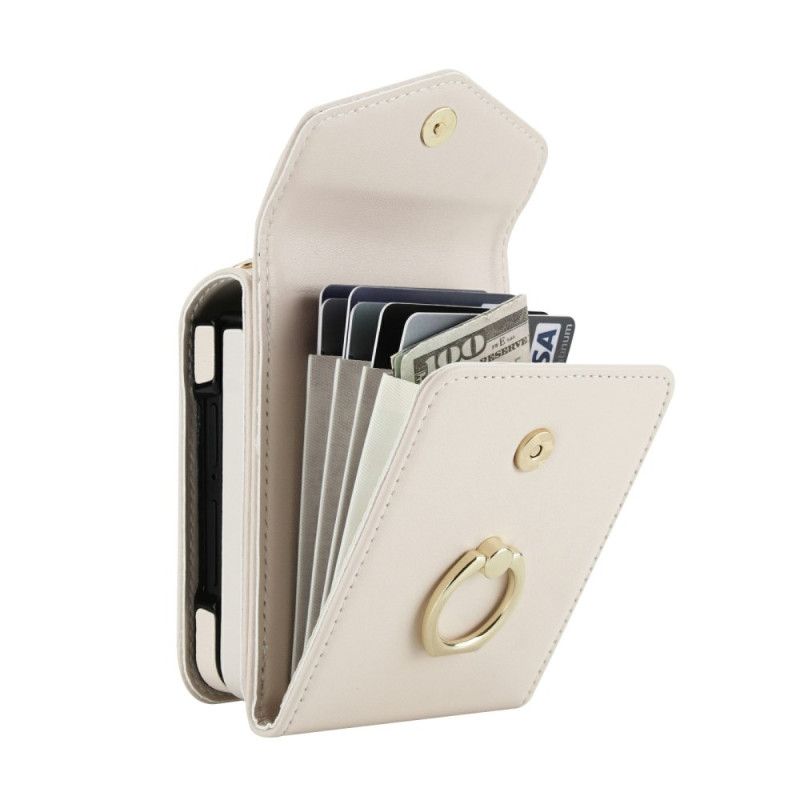 Etui Samsung Galaxy Z Flip 7 Pikowany Portfel I Pasek Etui Ochronne