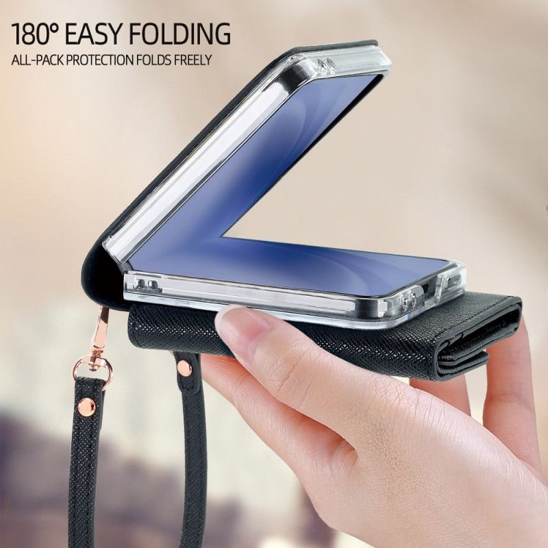 Etui Samsung Galaxy Z Flip 7 Portfel I Pasek Etui Ochronne
