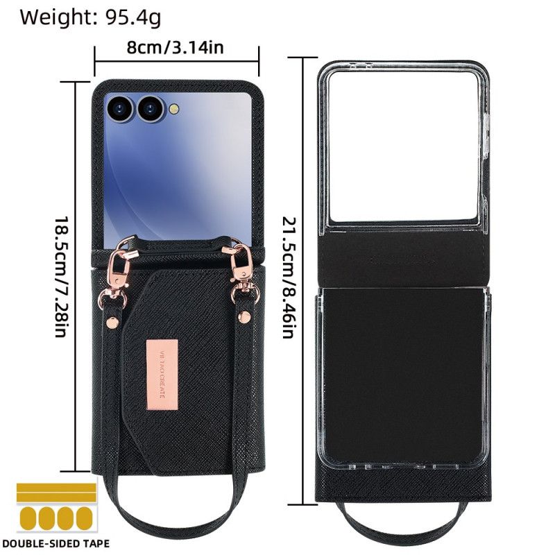 Etui Samsung Galaxy Z Flip 7 Portfel I Pasek Etui Ochronne