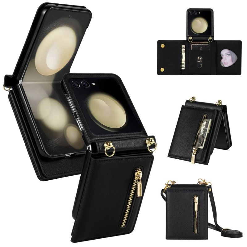 Etui Samsung Galaxy Z Flip 7 Portfel Rfid I Pasek Na Ramię