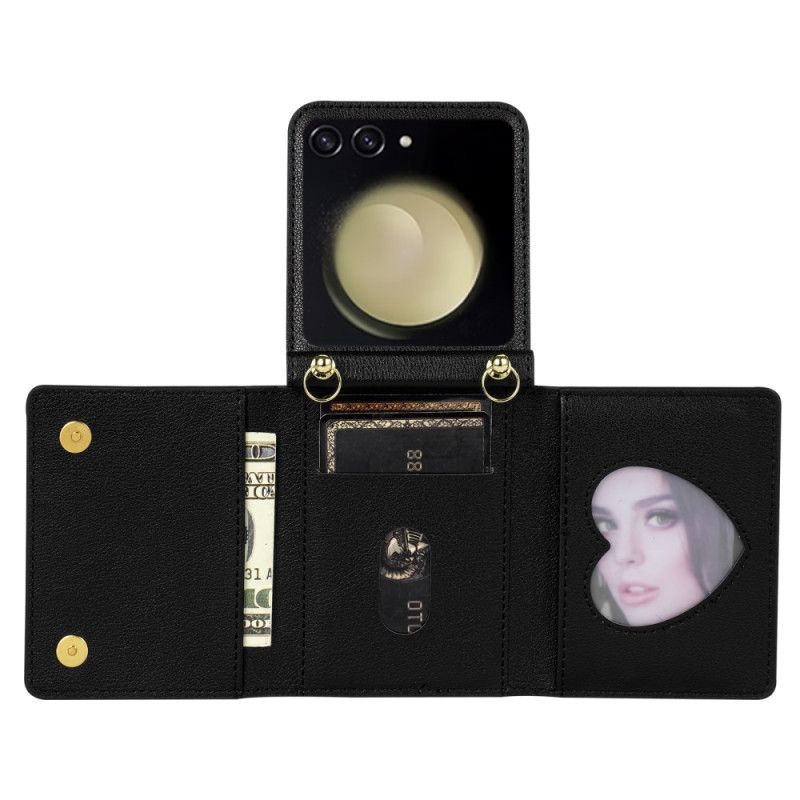 Etui Samsung Galaxy Z Flip 7 Portfel Rfid I Pasek Na Ramię