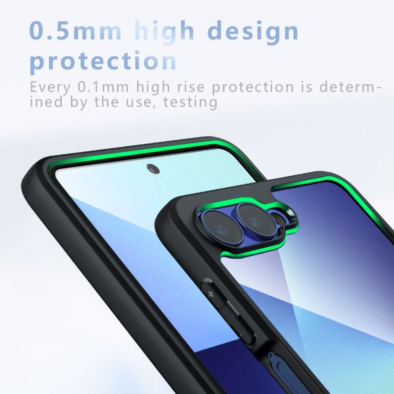 Etui Samsung Galaxy Z Flip 7 Przezroczysta Ochrona Przed Wstrząsami Etui Ochronne