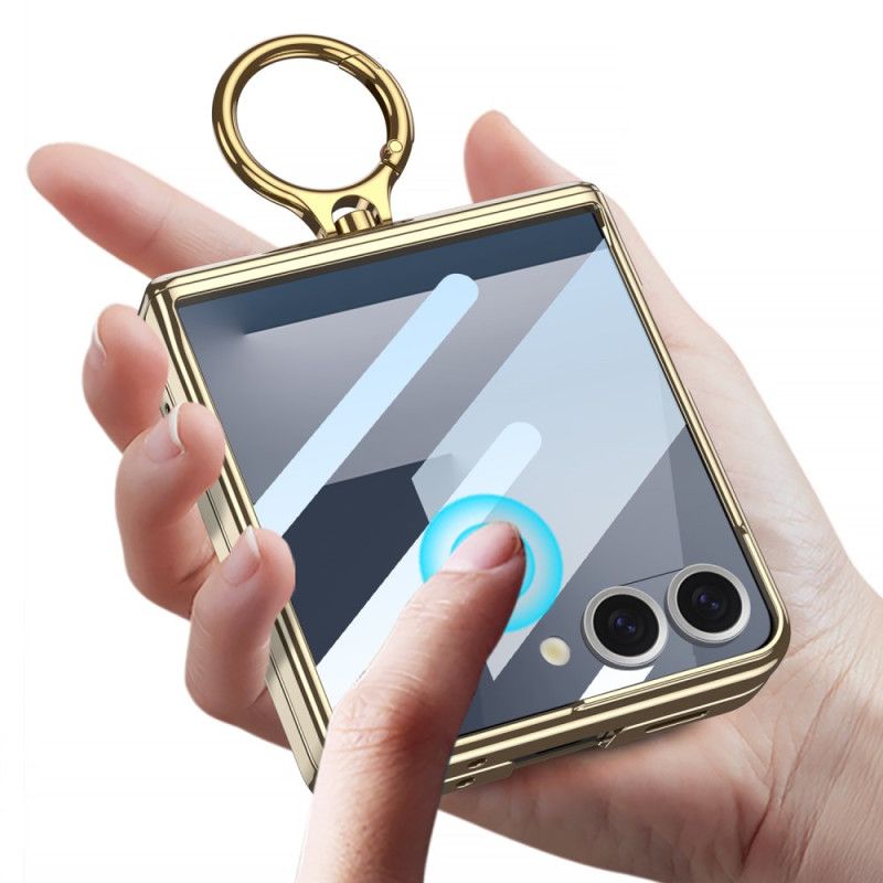 Etui Samsung Galaxy Z Flip 7 Przezroczysty Z Podstawką I Zabezpieczeniem Magnetycznym Gkk Etui Ochronne