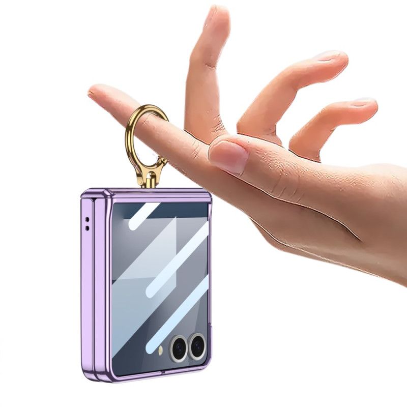 Etui Samsung Galaxy Z Flip 7 Przezroczysty Z Podstawką I Zabezpieczeniem Magnetycznym Gkk Etui Ochronne