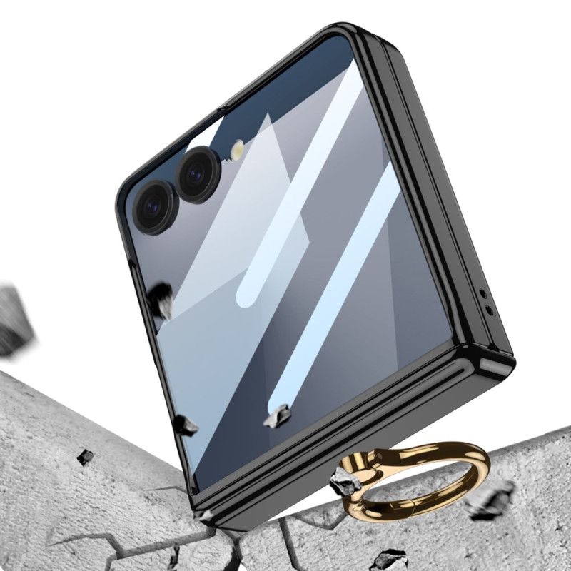 Etui Samsung Galaxy Z Flip 7 Przezroczysty Z Podstawką I Zabezpieczeniem Magnetycznym Gkk Etui Ochronne