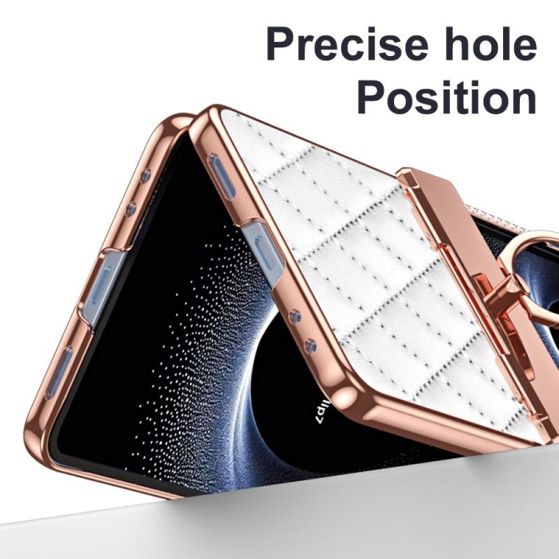 Etui Samsung Galaxy Z Flip 7 Stojak Na Pierścionki I Dekoracja Z Kryształków