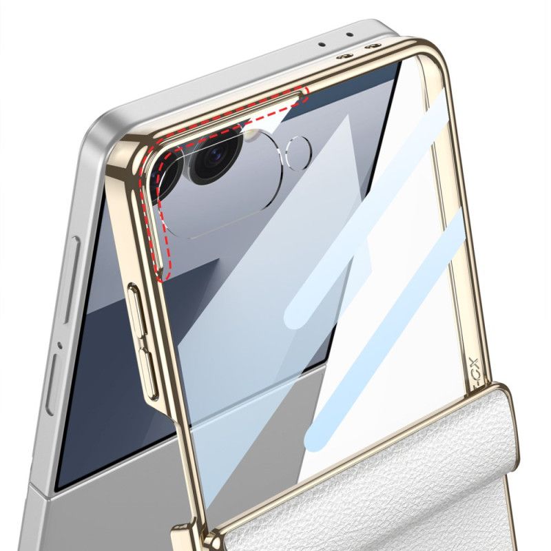 Etui Samsung Galaxy Z Flip 7 Sztuczna Skóra I Wsparcie Gkk