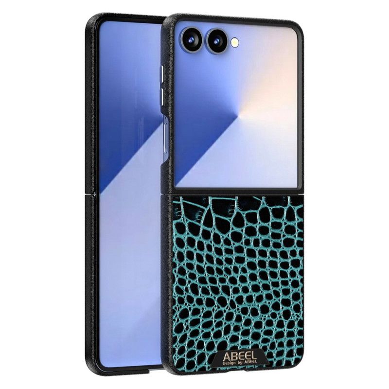 Etui Samsung Galaxy Z Flip 7 Tekstura Krokodyla Abeel Kompatybilna Z Magsafe