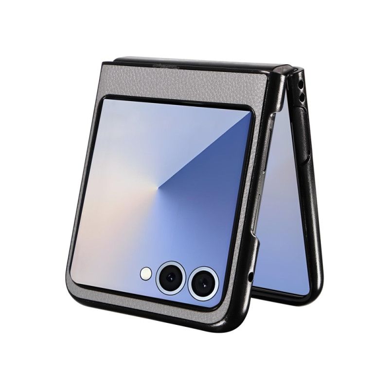 Etui Samsung Galaxy Z Flip 7 Tekstura Skóry Etui Ochronne
