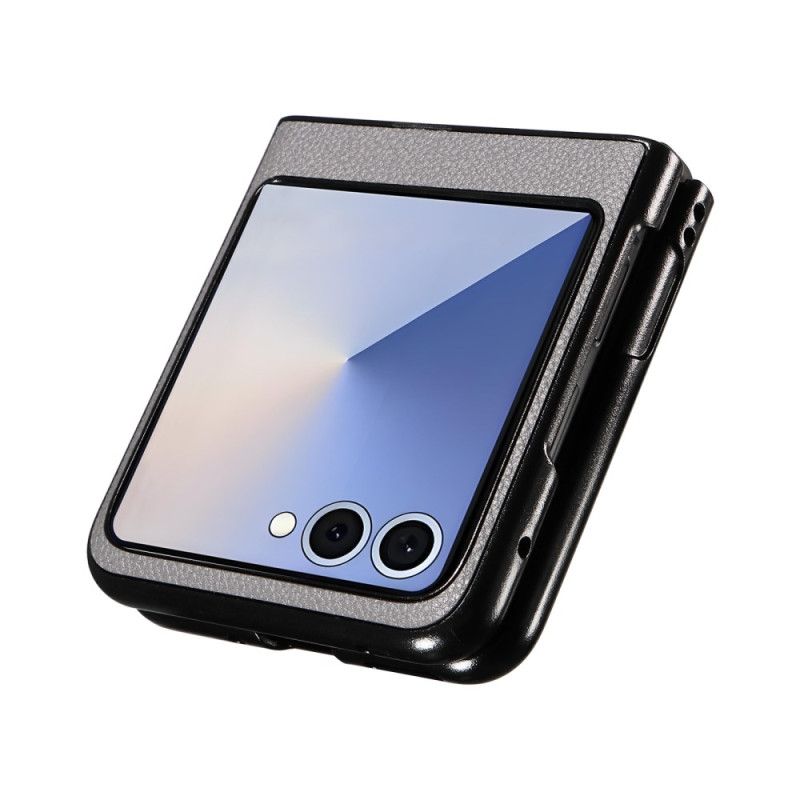 Etui Samsung Galaxy Z Flip 7 Tekstura Skóry Etui Ochronne