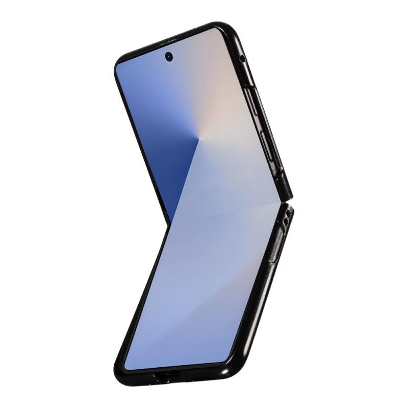 Etui Samsung Galaxy Z Flip 7 Tekstura Skóry Etui Ochronne