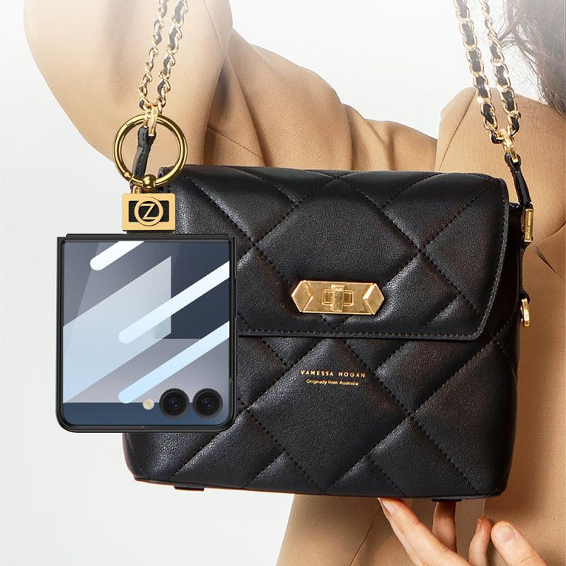 Etui Samsung Galaxy Z Flip 7 Uchwyt Na Pierścionek I Folia Ochronna Na Ekran Gkk