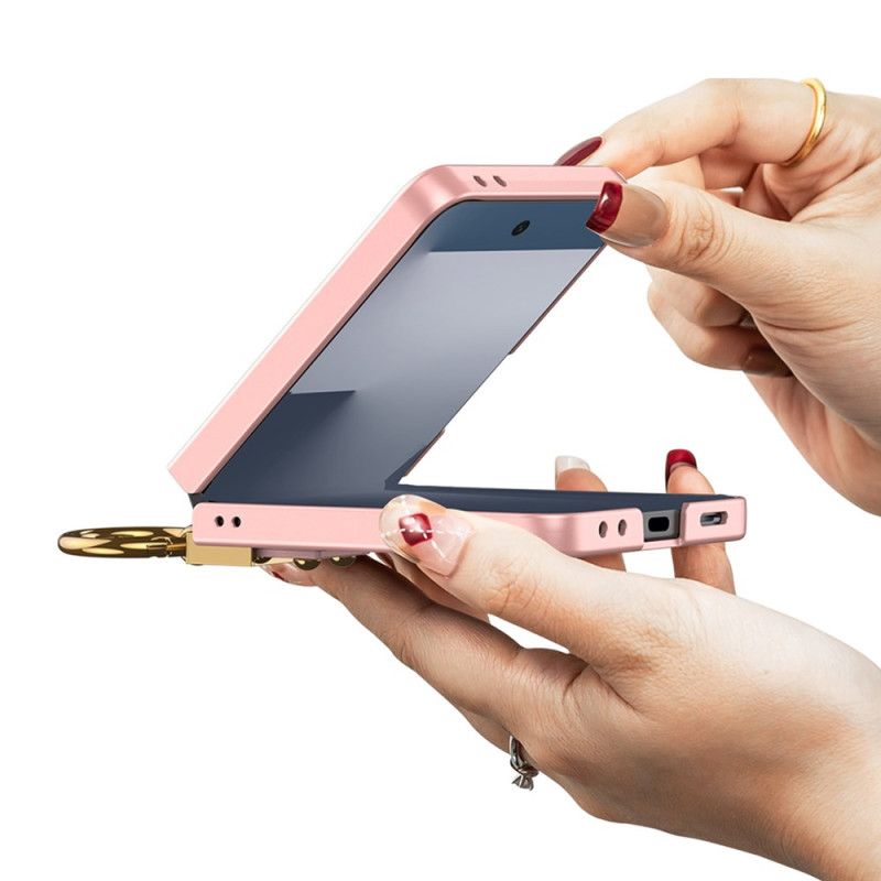 Etui Samsung Galaxy Z Flip 7 Uchwyt Na Pierścionek I Folia Ochronna Na Ekran Gkk