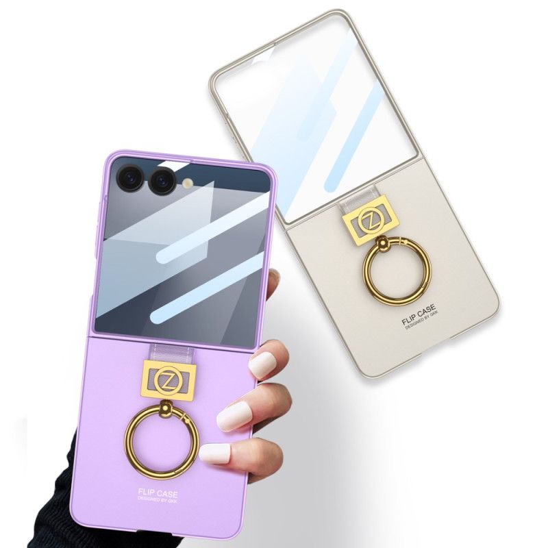 Etui Samsung Galaxy Z Flip 7 Uchwyt Na Pierścionek I Folia Ochronna Na Ekran Gkk