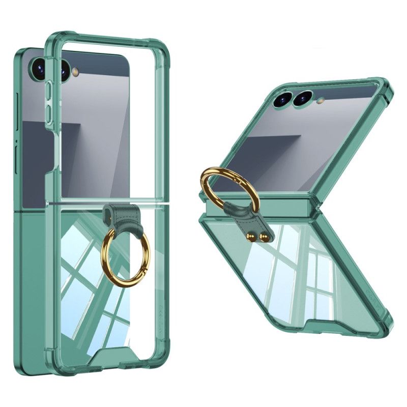 Etui Samsung Galaxy Z Flip 7 Uchwyt Na Pierścionek I Ochrona Przed Wstrząsami