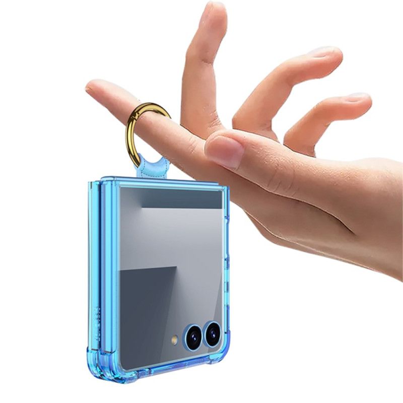 Etui Samsung Galaxy Z Flip 7 Uchwyt Na Pierścionek I Ochrona Przed Wstrząsami