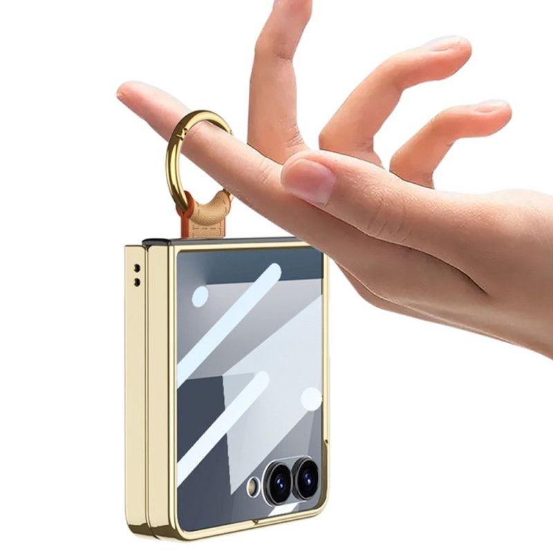 Etui Samsung Galaxy Z Flip 7 Uchwyt Na Pierścionek I Odpinany Pasek Na Ramię