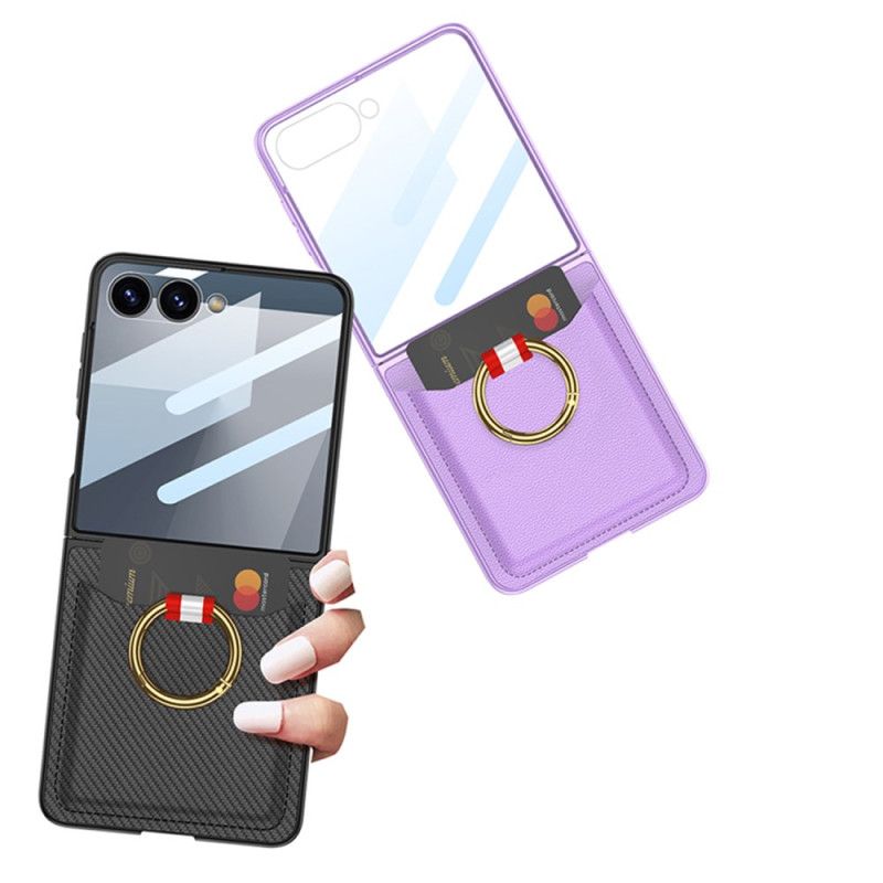 Etui Samsung Galaxy Z Flip 7 Uchwyt Na Pierścionek I Wizytownik Etui Ochronne