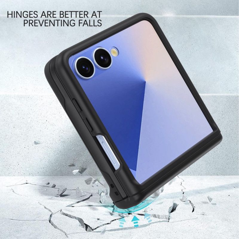 Etui Samsung Galaxy Z Flip 7 Zawias Sprężynowy I Uchwyt Na Karty Etui Ochronne