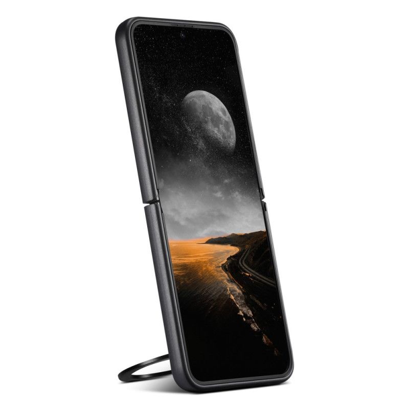 Etui Samsung Galaxy Z Flip 7 Zgodny Z Magsafe Efekt Skóry Uchwyt Na Pierścionek Suteni