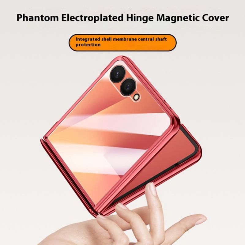 Futerały Samsung Galaxy Z Flip 7 Etui Na Telefon Efekt Metalu