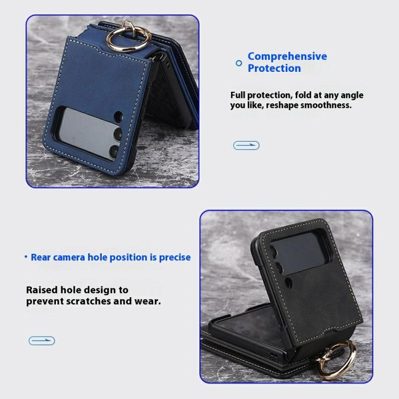 Futerały Samsung Galaxy Z Flip 7 Etui Na Telefon Etui Na Karty I Odpinany Łańcuszek