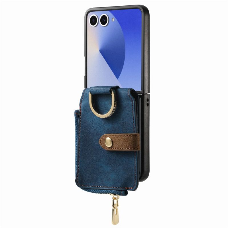 Futerały Samsung Galaxy Z Flip 7 Etui Na Telefon Kieszeń Na Zamek I Etui Na Karty