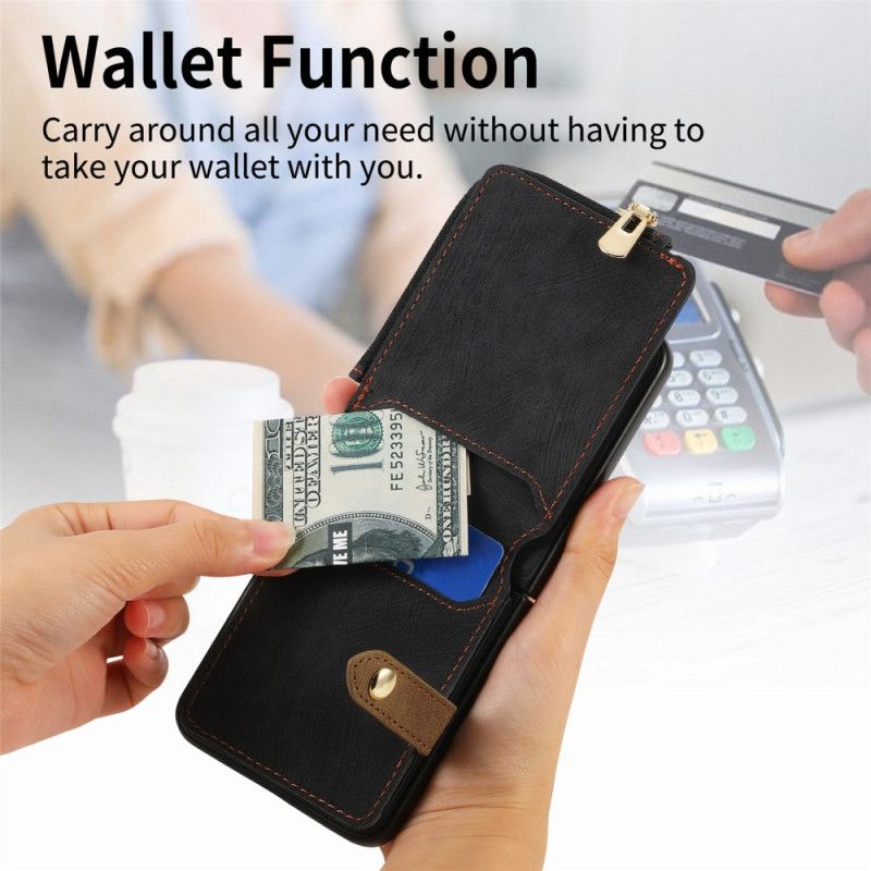 Futerały Samsung Galaxy Z Flip 7 Etui Na Telefon Kieszeń Na Zamek I Etui Na Karty