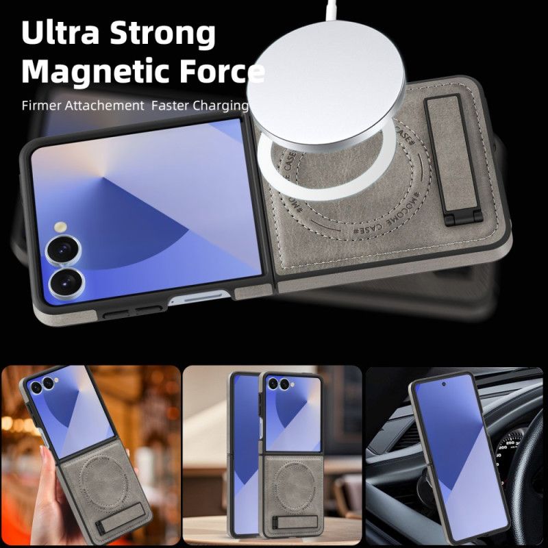 Futerały Samsung Galaxy Z Flip 7 Etui Na Telefon Kompatybilny Z Magsafe I Podstawką