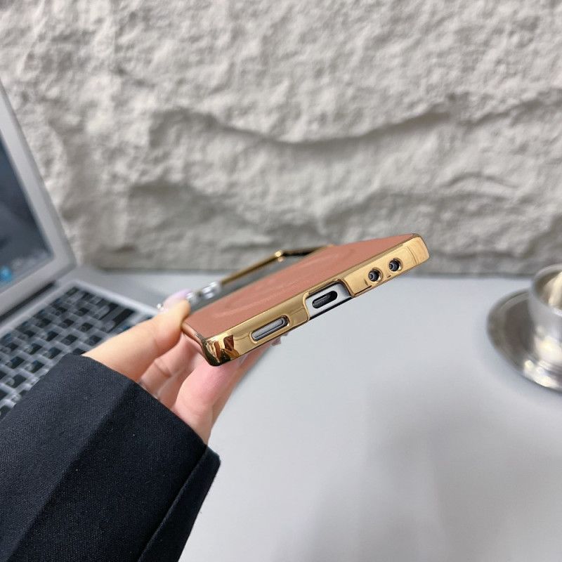 Futerały Samsung Galaxy Z Flip 7 Etui Na Telefon Magnetyczna Powierzchnia Nappa