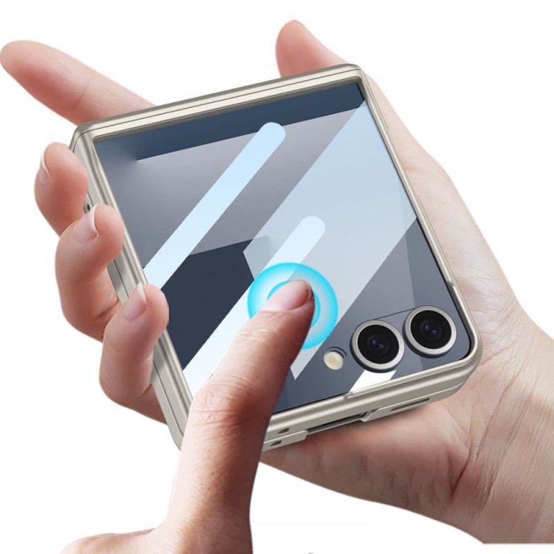 Futerały Samsung Galaxy Z Flip 7 Etui Na Telefon Z Magnetycznym Mocowaniem Osłoną Zawiasu I Brandingiem Gkk