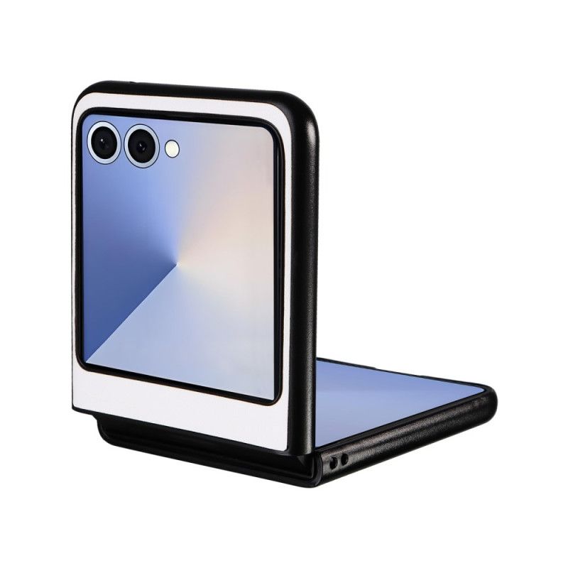 Futerały Samsung Galaxy Z Flip 7 Etui Na Telefon Monochromatyczny Efekt Skóry